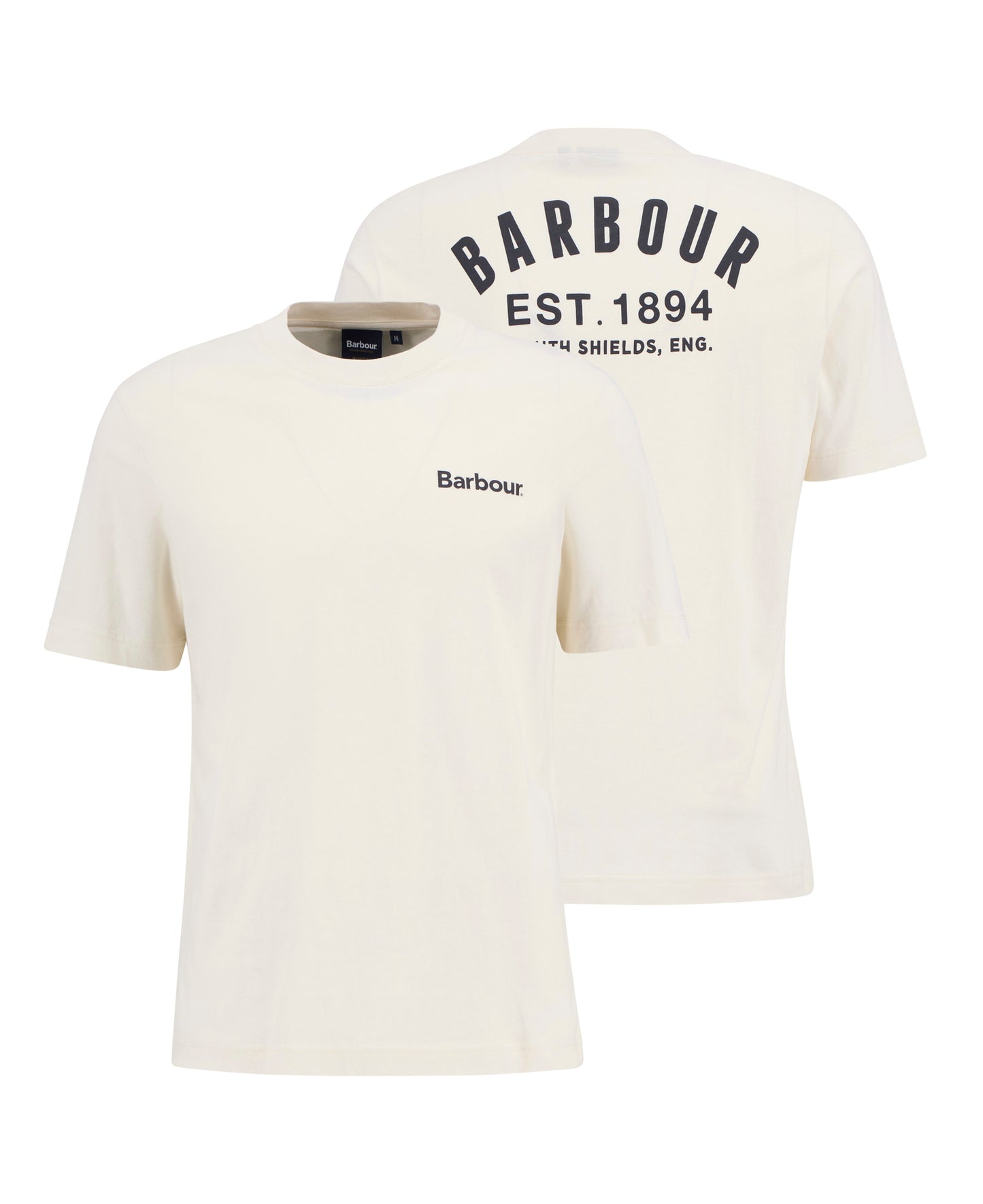 Barbour T-Shirt Man Packling Graphic Neutral