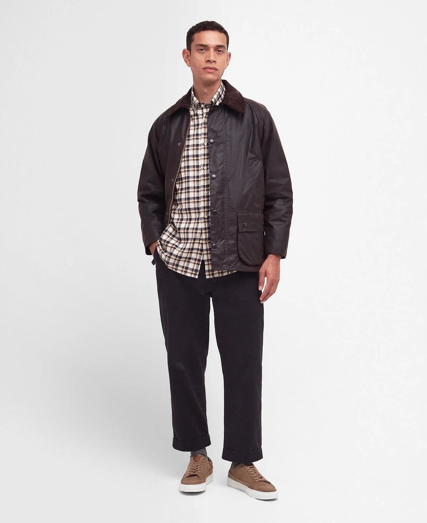 Barbour Jacket Man Bedale Wax Olive
