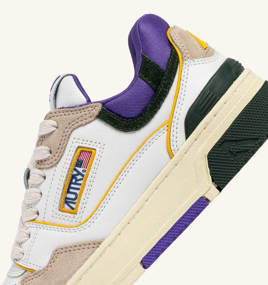 Autry MM36 White/Ultra Violet/Brown Clc sneakers
