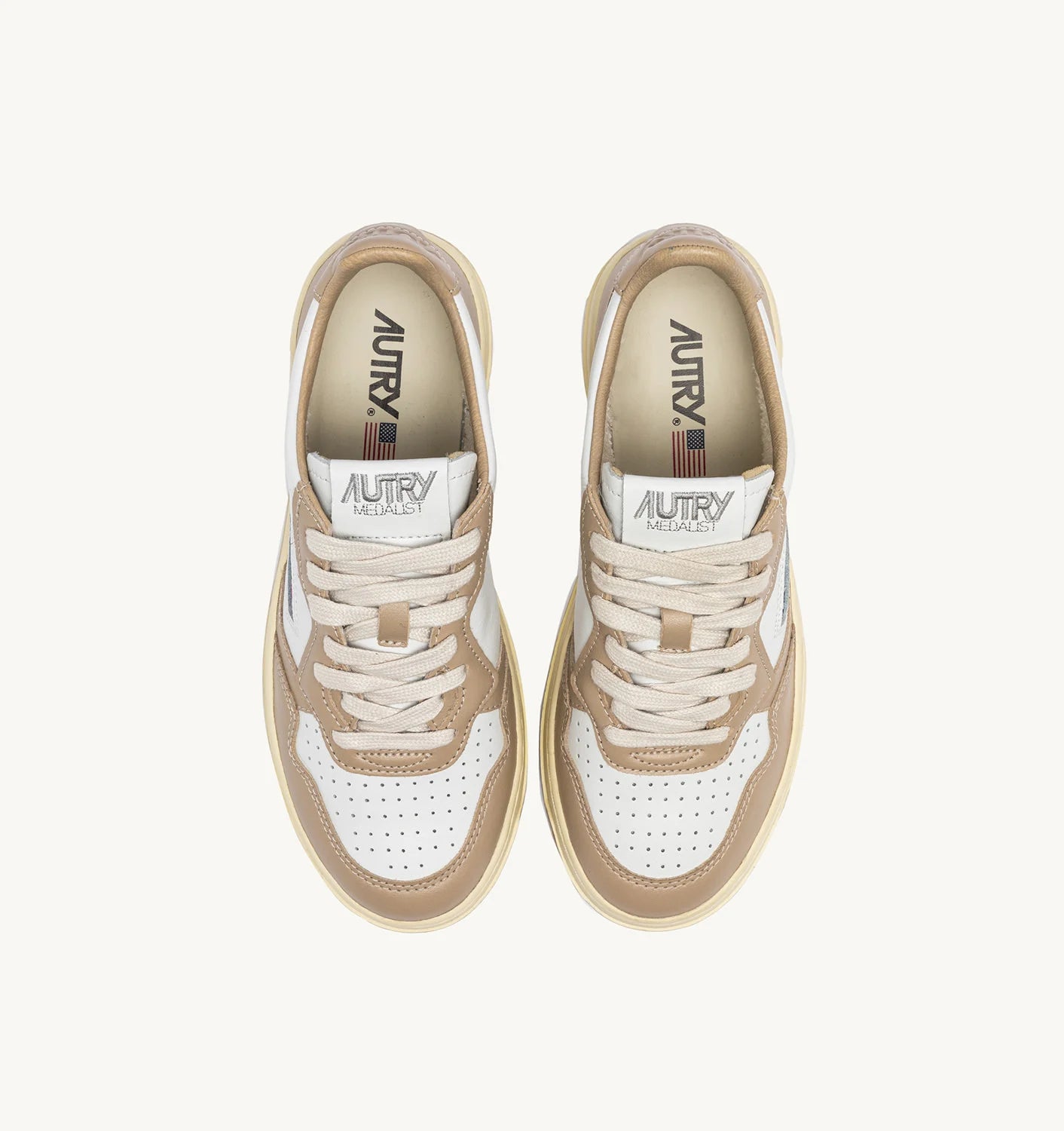 Autry WB51 White/Pepper Bicolor Sneakers