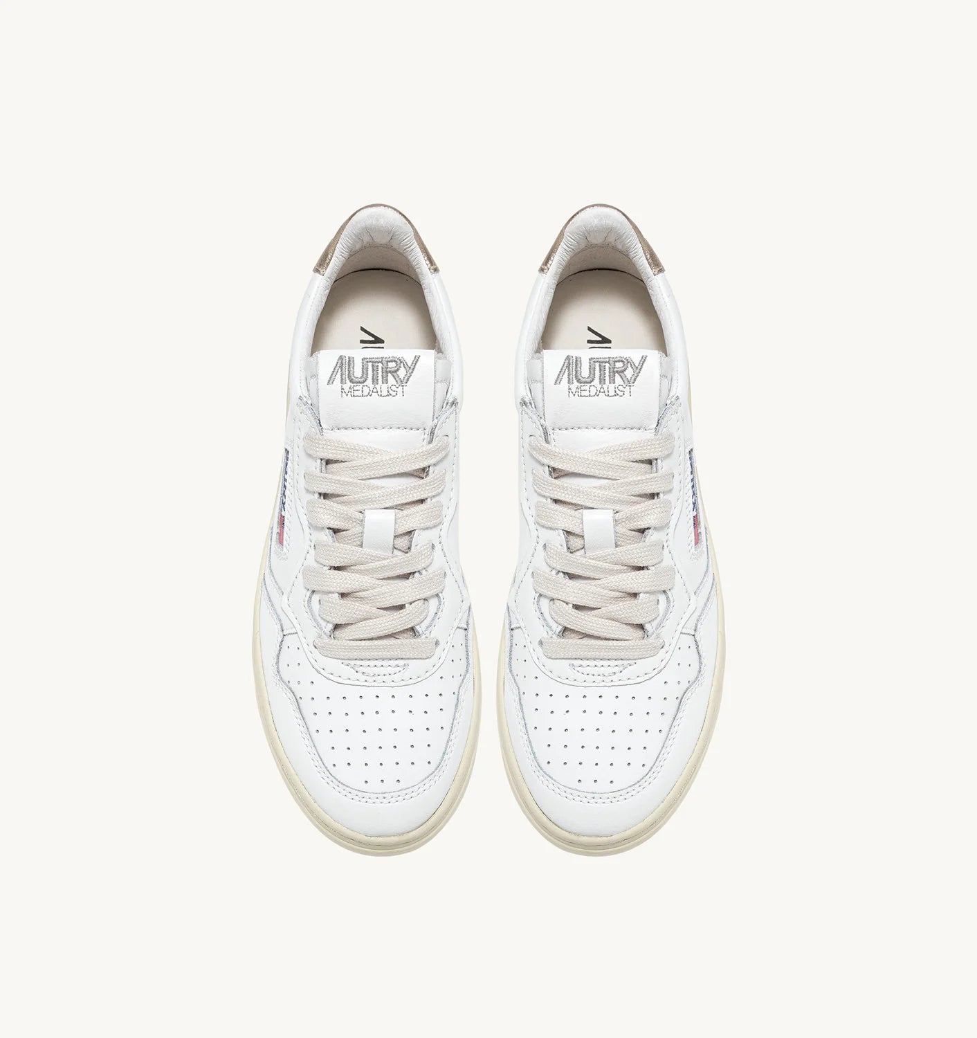 Autry LL06 White/Gold sneakers