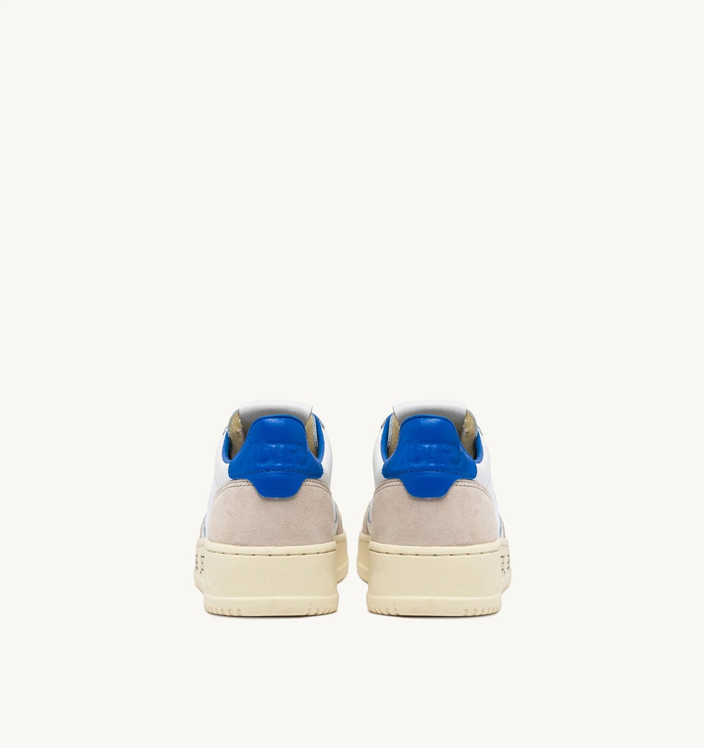 Autry MA06 White/PLBlue Match/Suede Sneakers