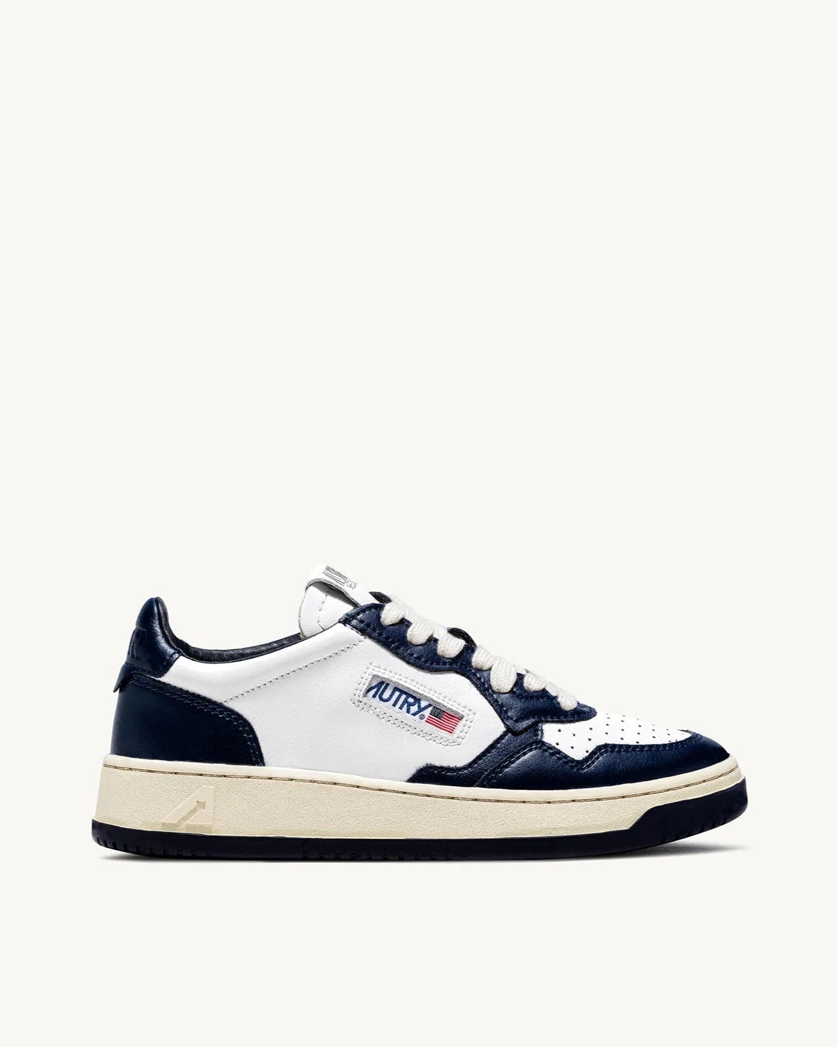 Autry WB04 White/Blue Bicolor Sneakers