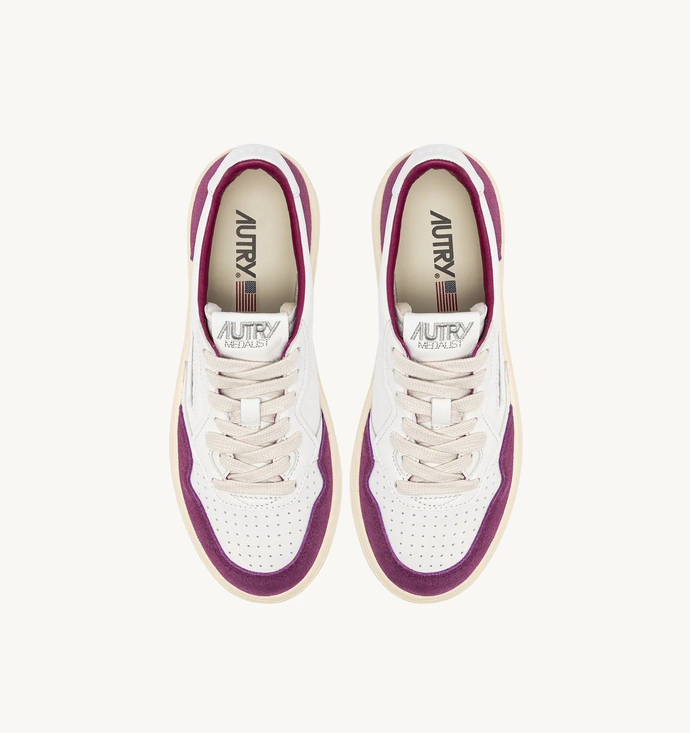 Autry GS39 White/Scarlet sneakers