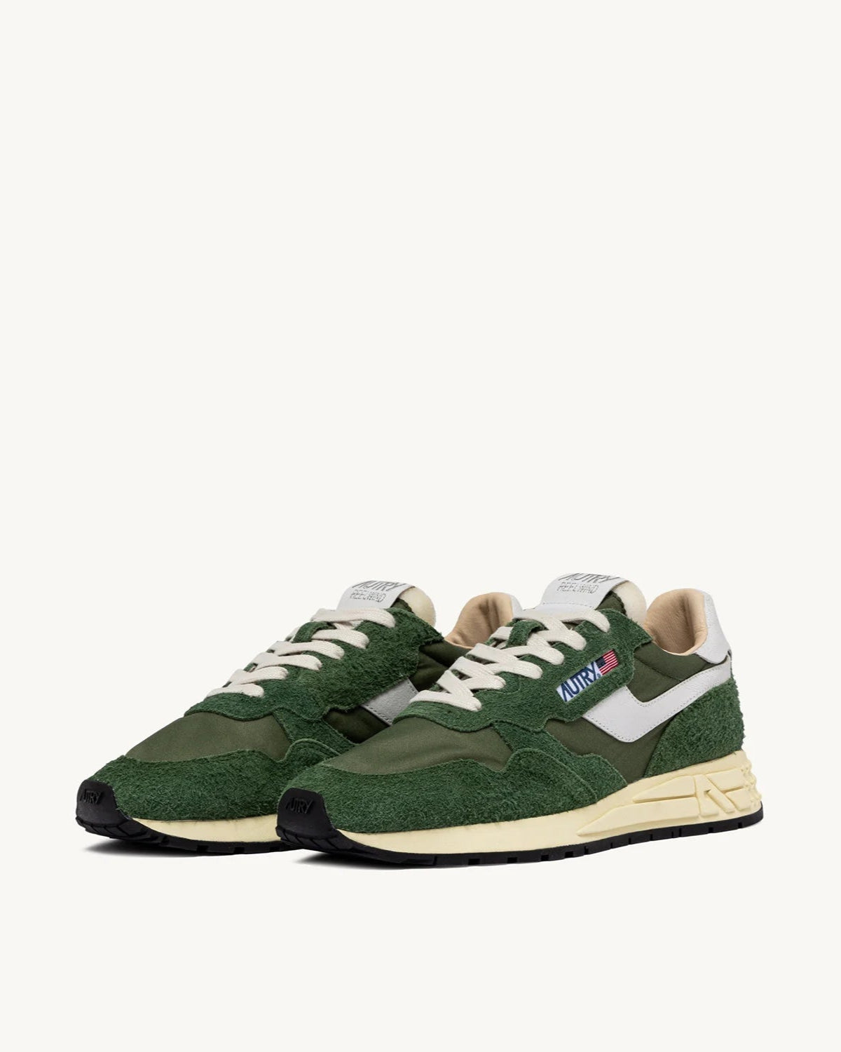 Autry NC16 Nylon/Crack Wht/Mil sneakers