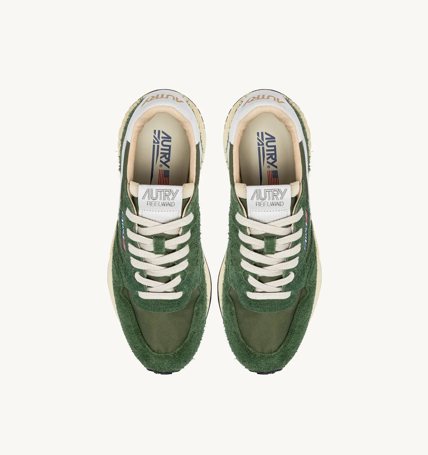 Autry NC16 Nylon/Crack Wht/Mil sneakers