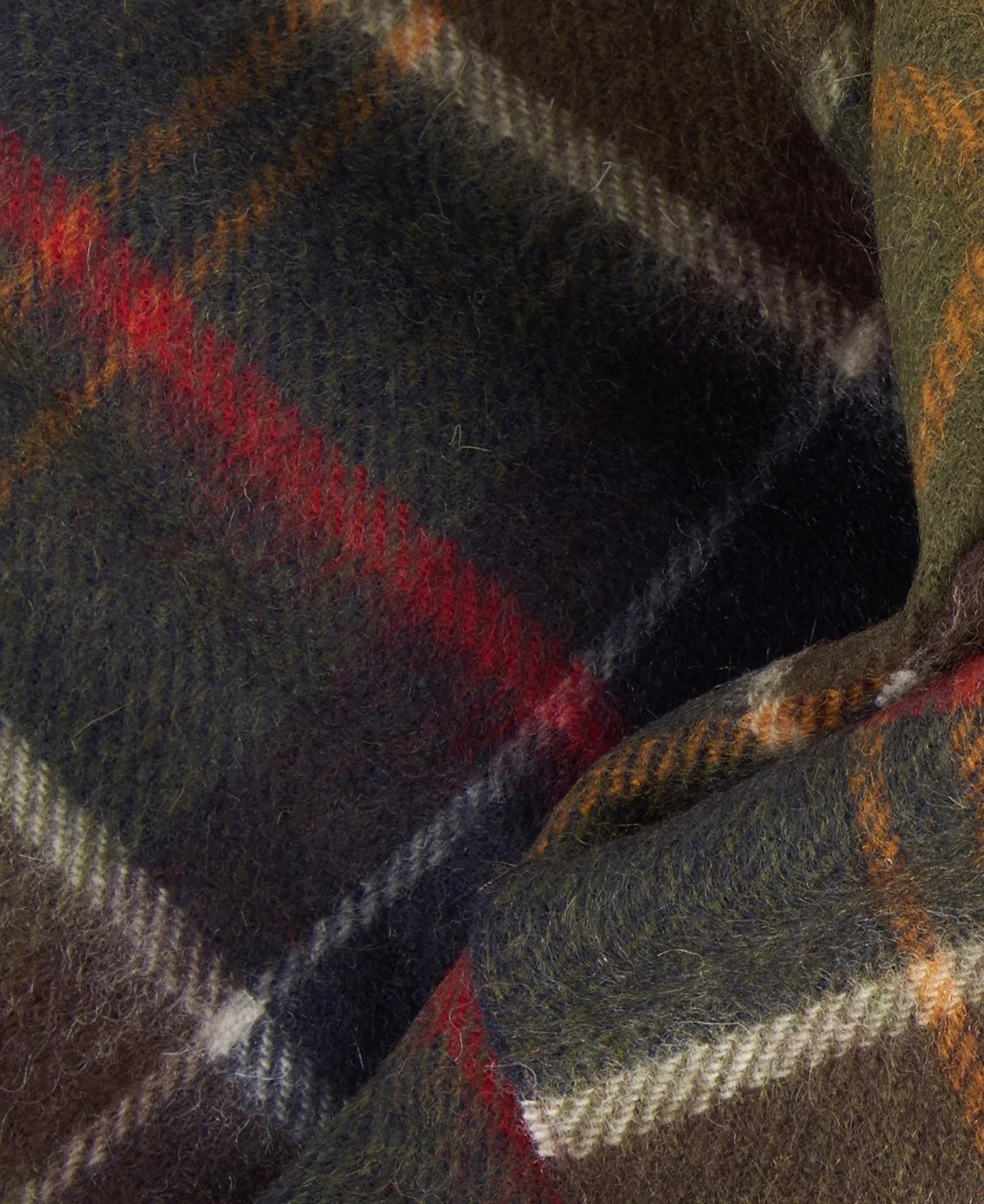 Barbour Scarf Wool Cashmere Tartan Classic