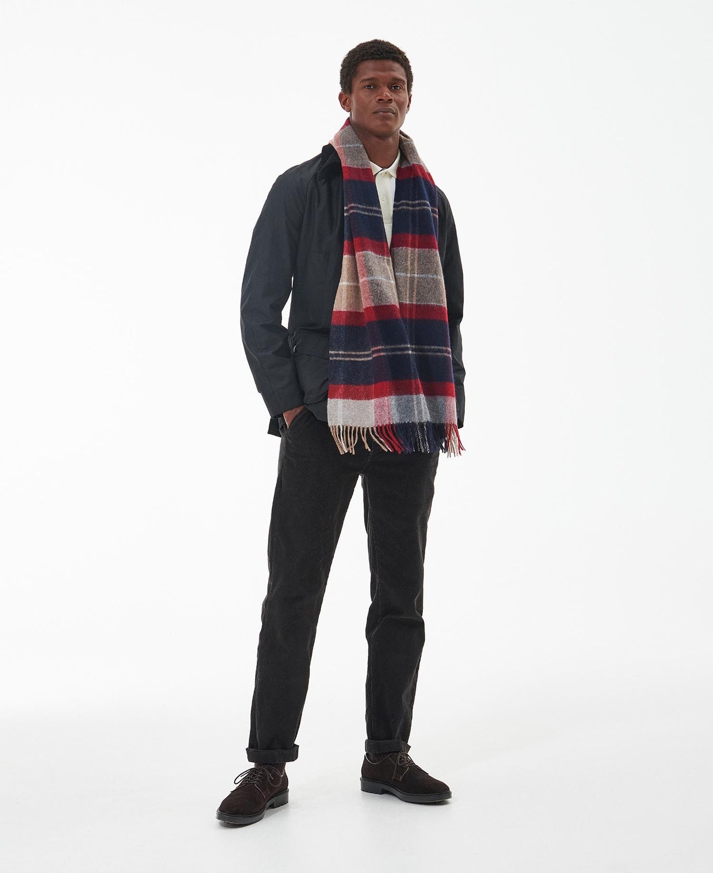 Barbour Scarf Inverness Cranberry Tartan