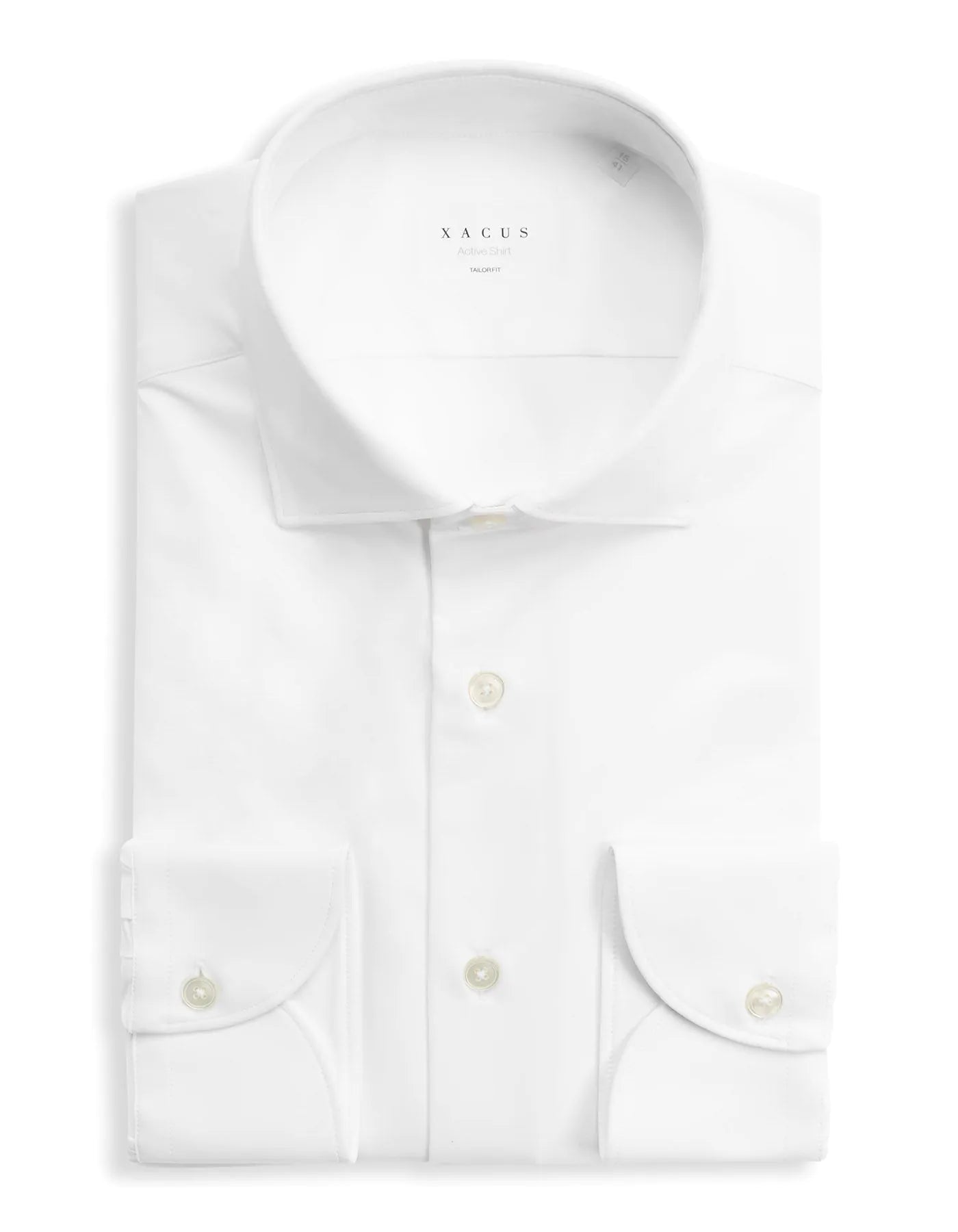 Xacus Shirt Man Twill French Collar White