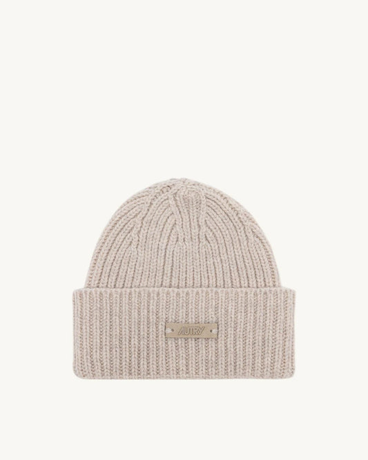 Autry Wear/Beanie Main Unisex Knit Cream