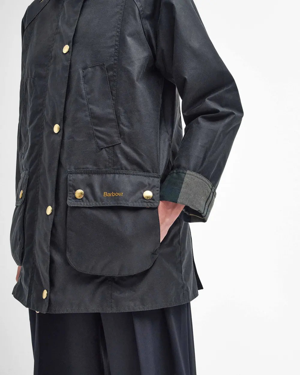 Barbour Jacket Woman Modern Beadnell Wax Sage