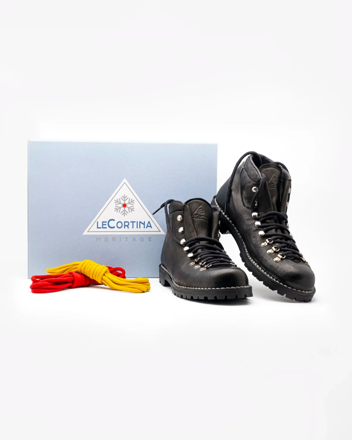 Le Cortina Heritage Washed Boots Nero