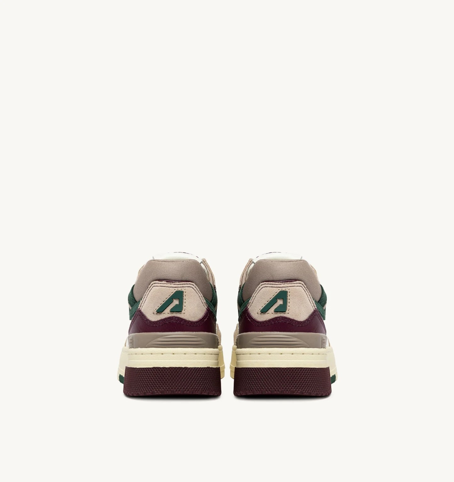 Autry MC09 White/Burgundy Clc sneakers