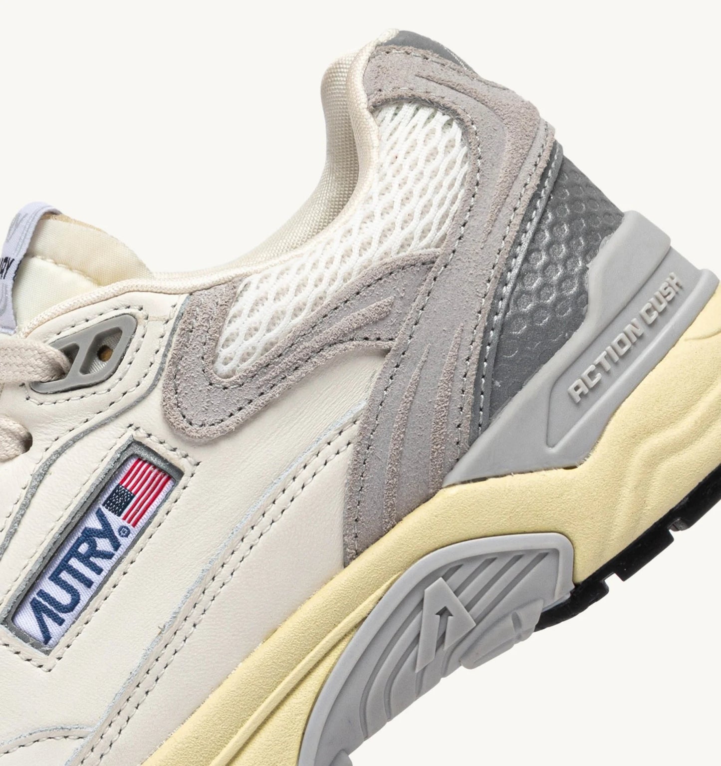 Autry GN01 GoaSue/Mesh Wht/Grey sneakers