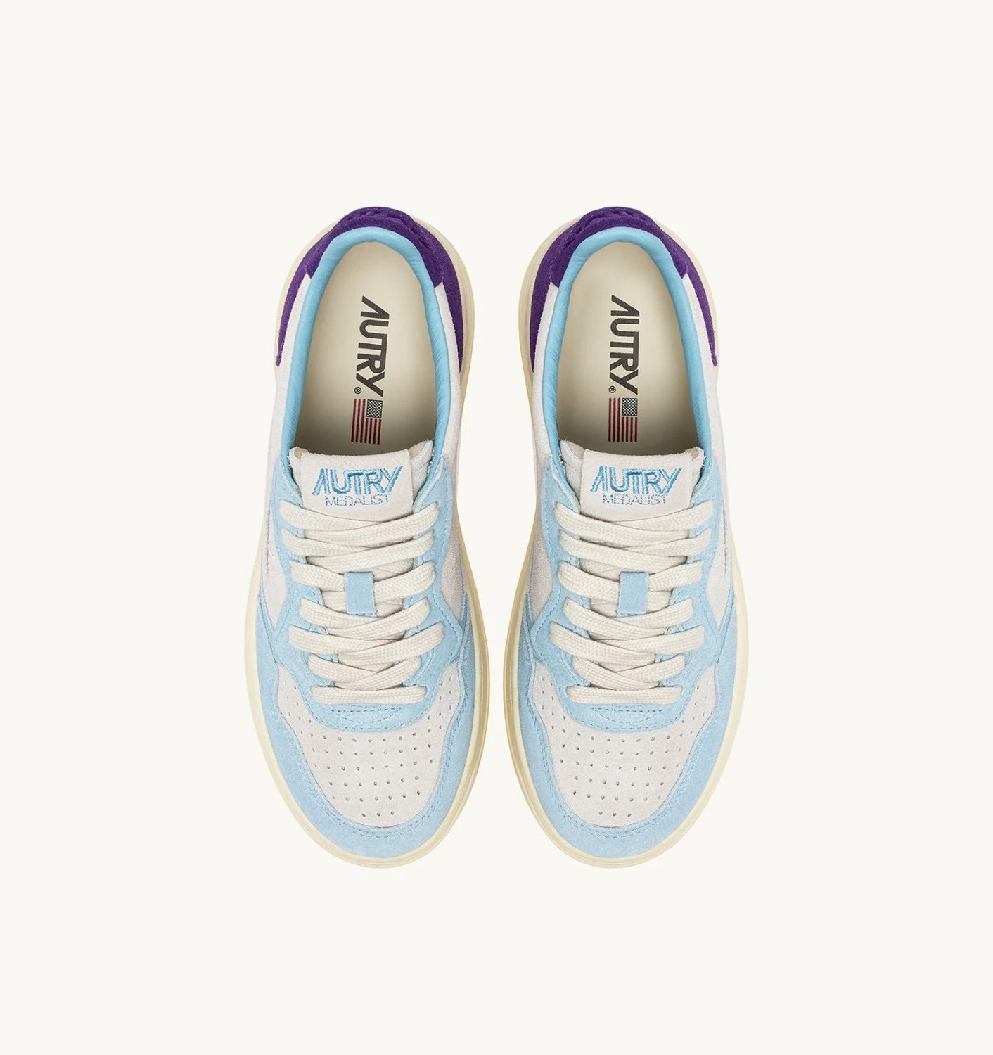 Autry TS02 Tric Suede Prt/Mauve sneakers