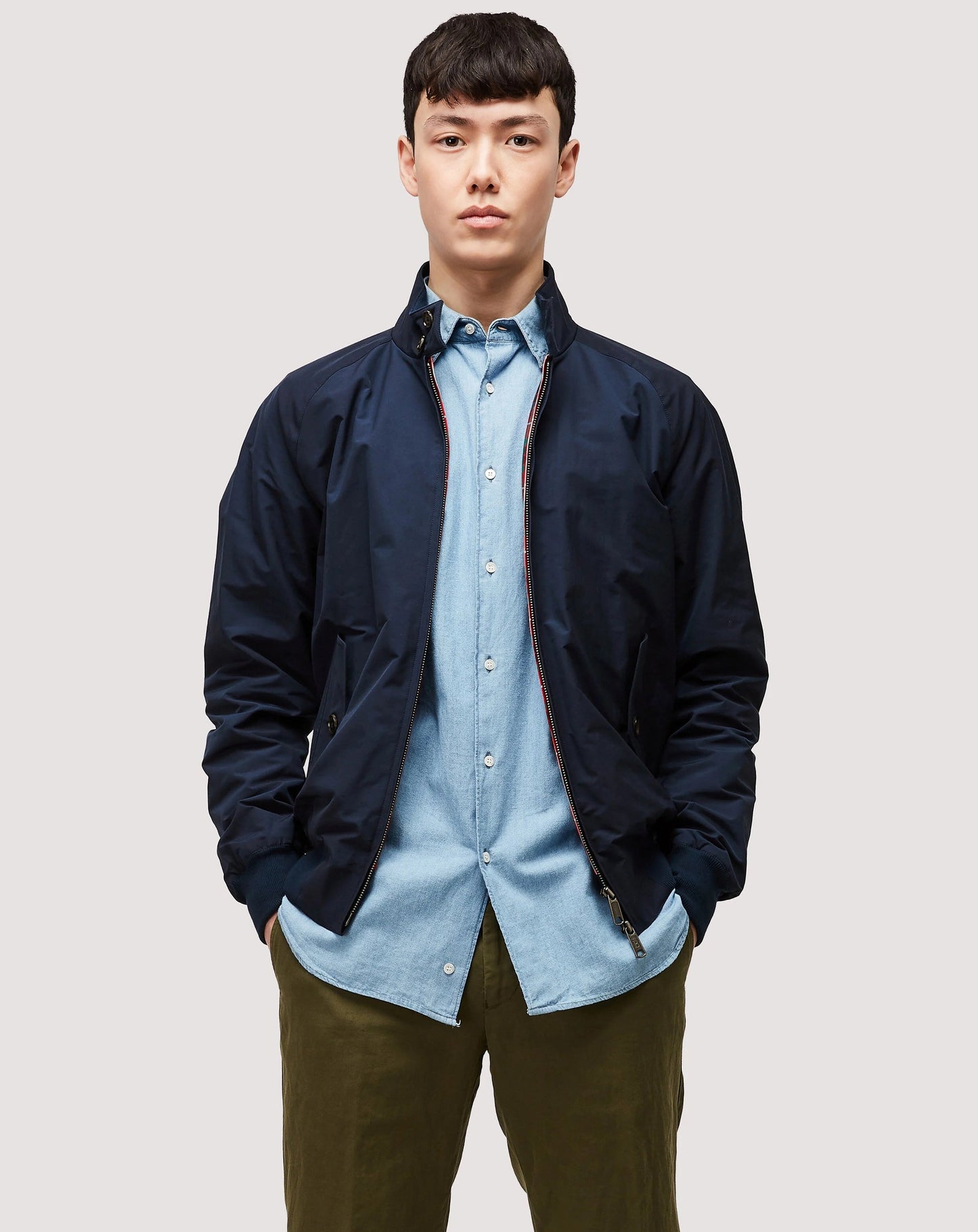 Baracuta Jacket Man G9 Harrington Navy