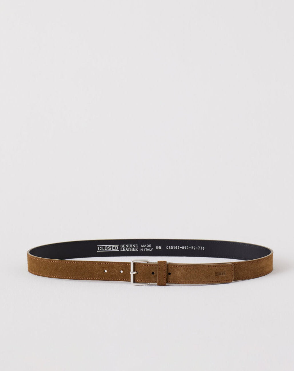 Closed Belt Man Brown Khaki