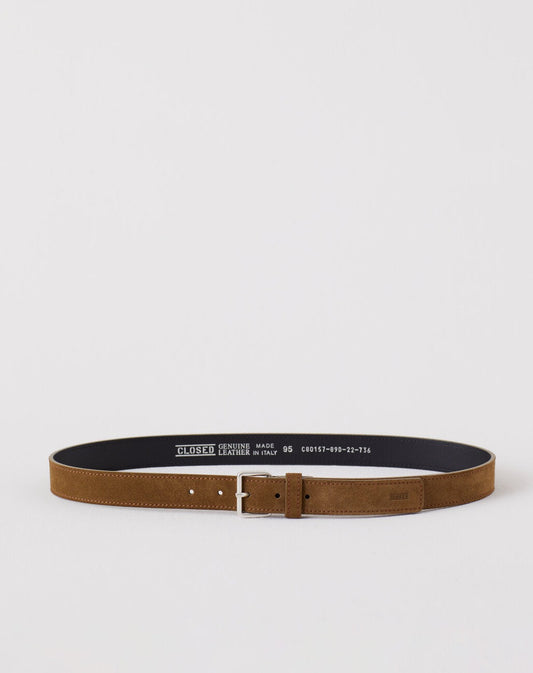 Closed Belt Man Brown Khaki