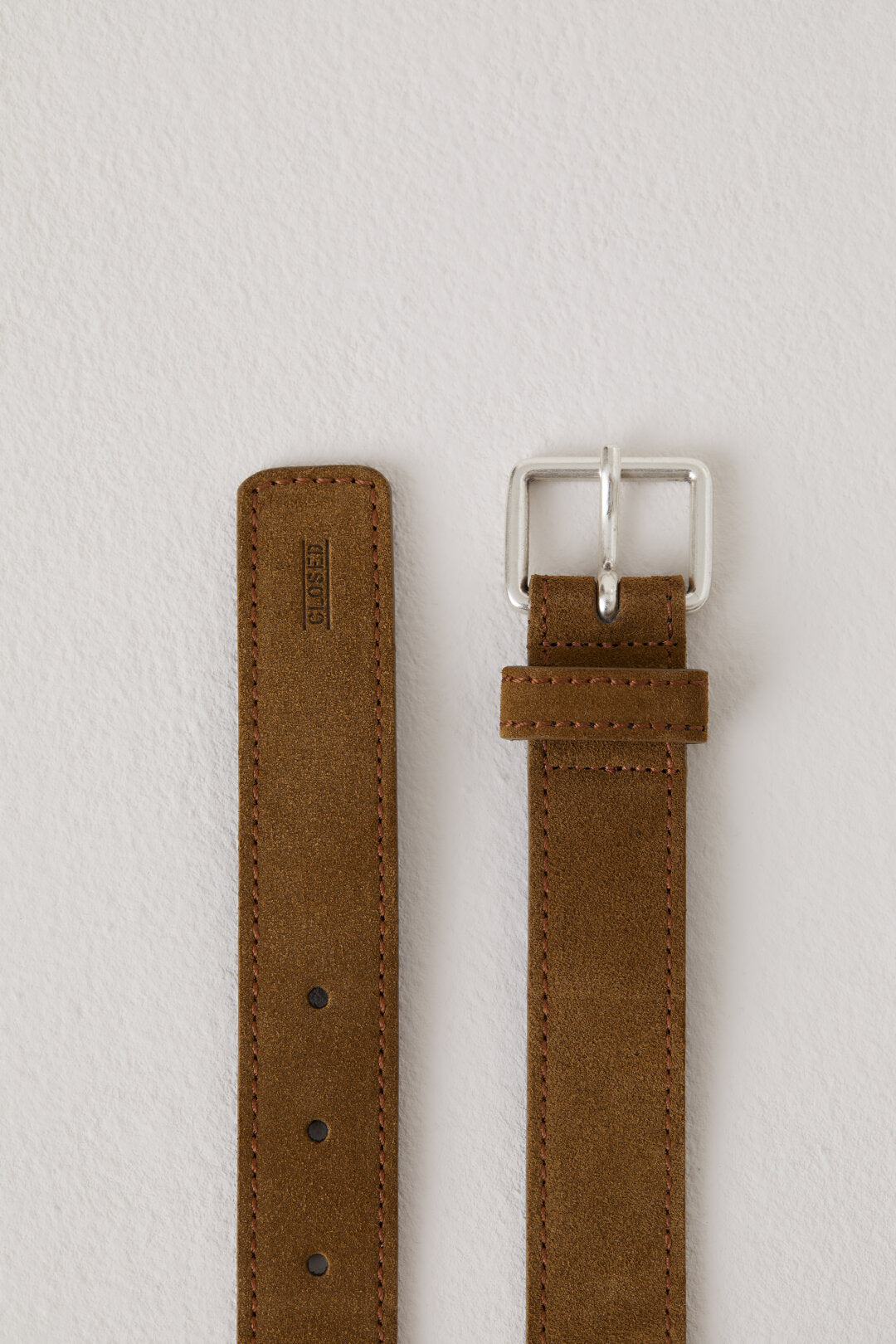 Closed Belt Man Brown Khaki
