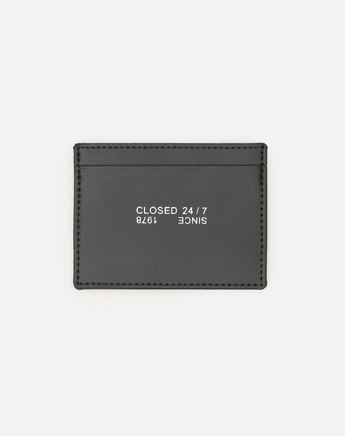 Closed Card Holder Man Black