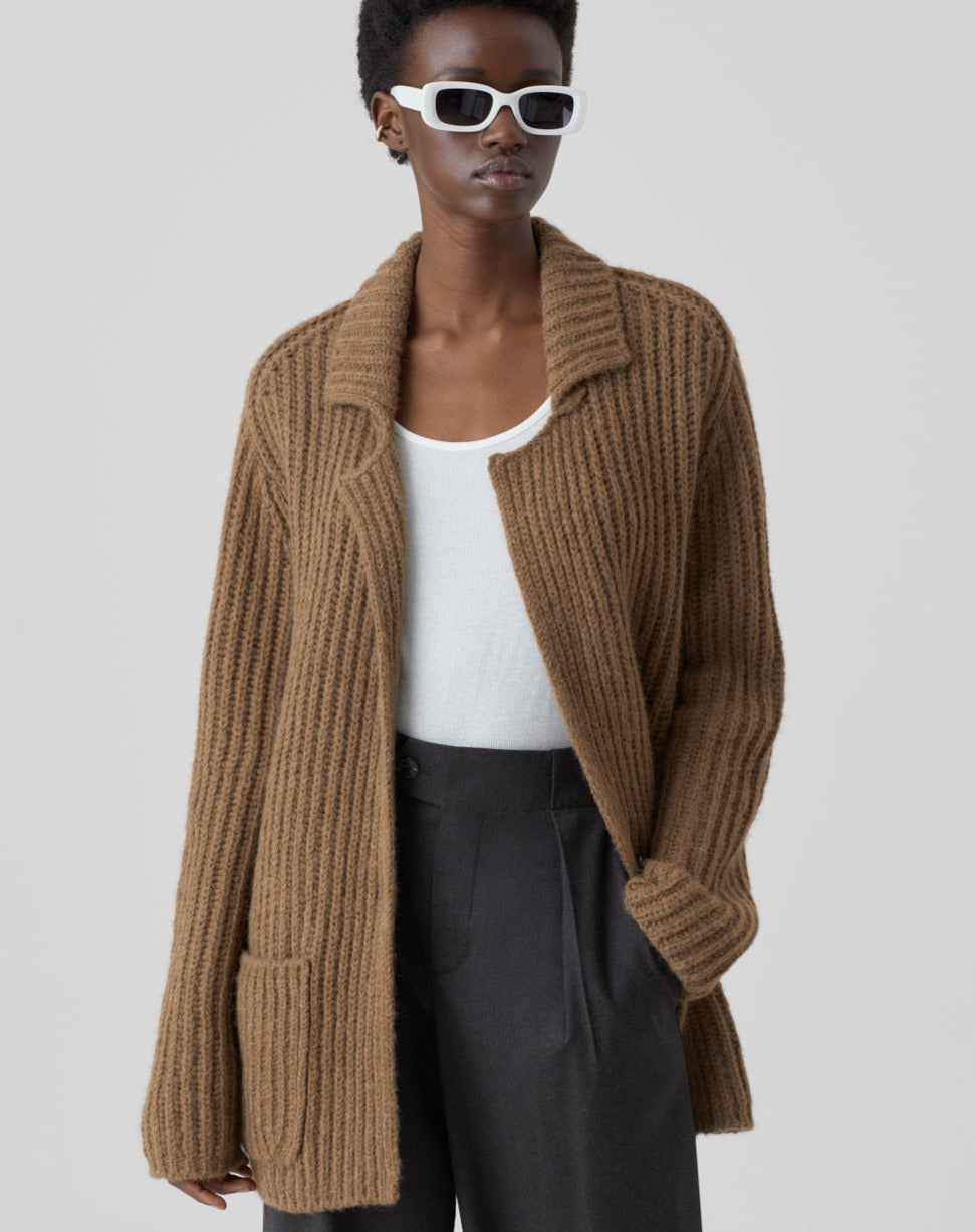Closed Sweater Woman Cardigan Whit Collar