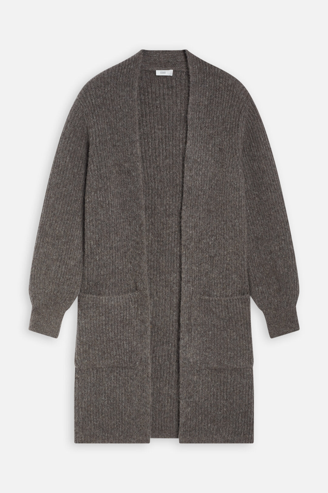 Closed Sweater Woman Open Cardigan Long Sleeve