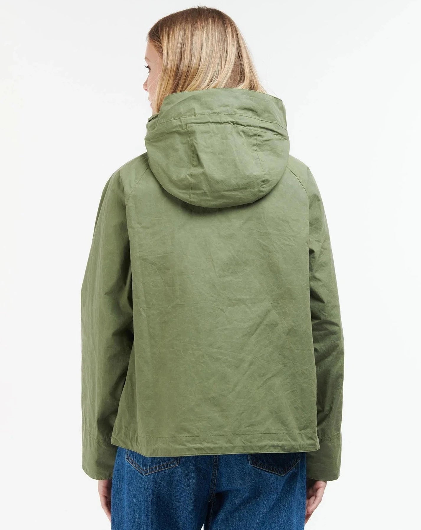 Barbour Jacket Woman Nith Showerproof Green Ancient