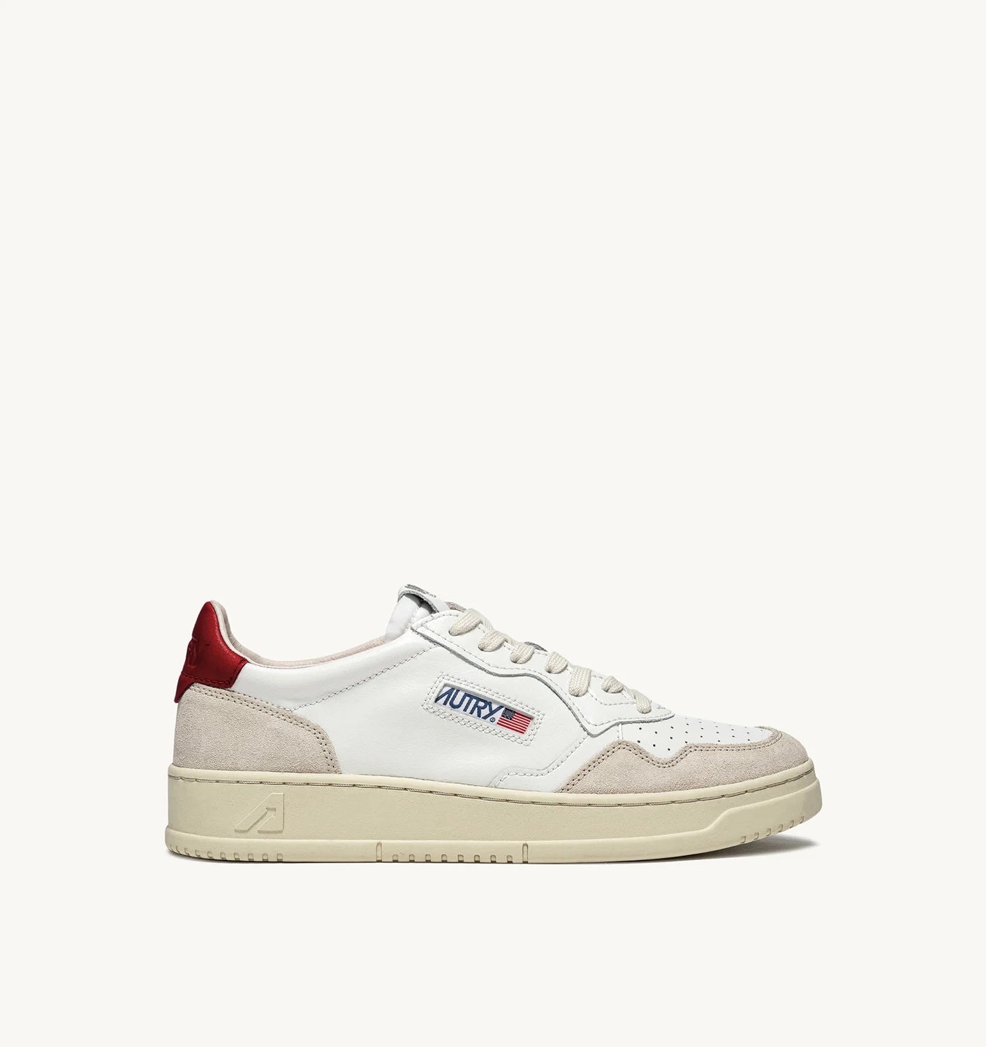 Autry LS43 White/Red Sneakers