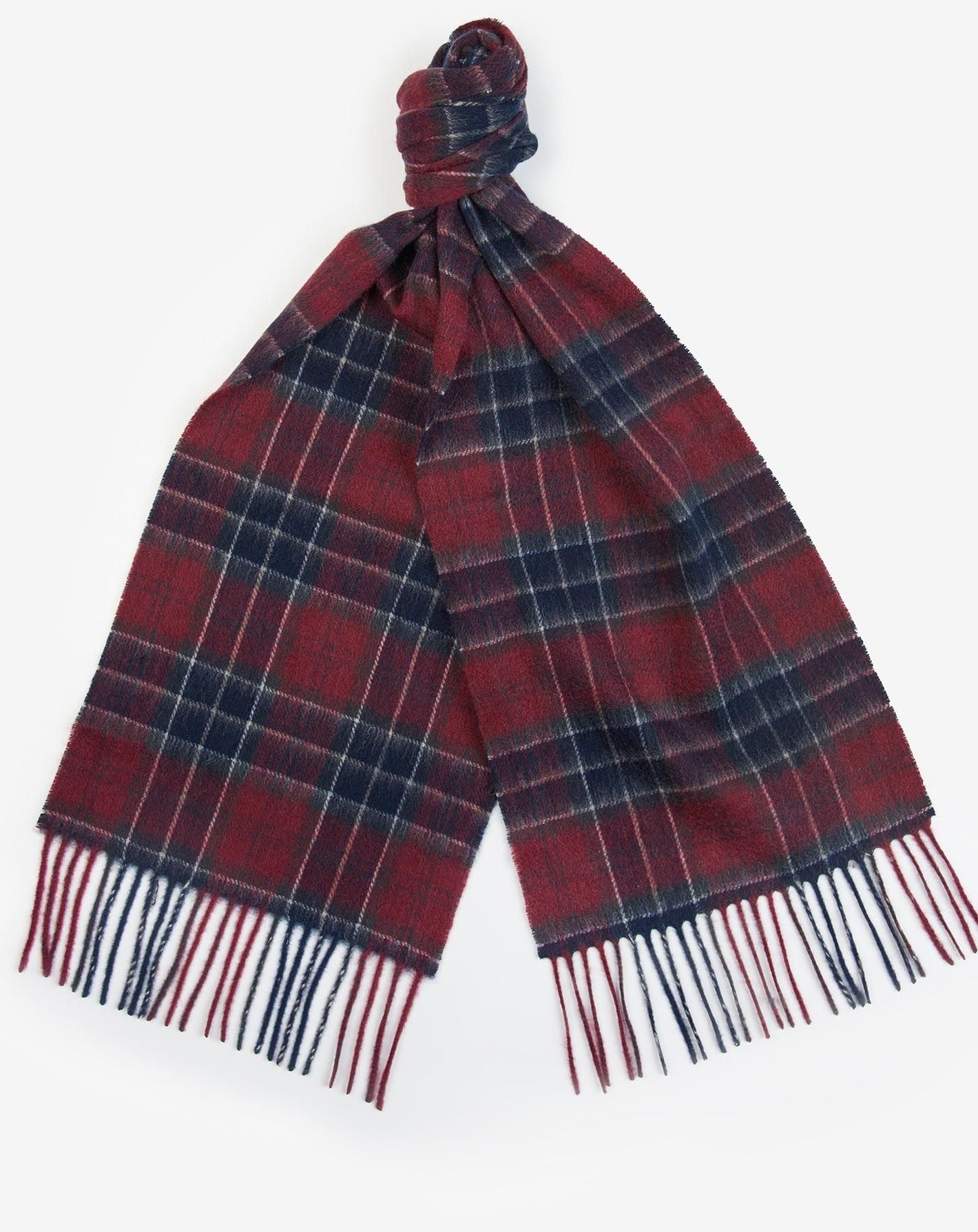 Barbour Scarf & Glove Gift Cordovan
