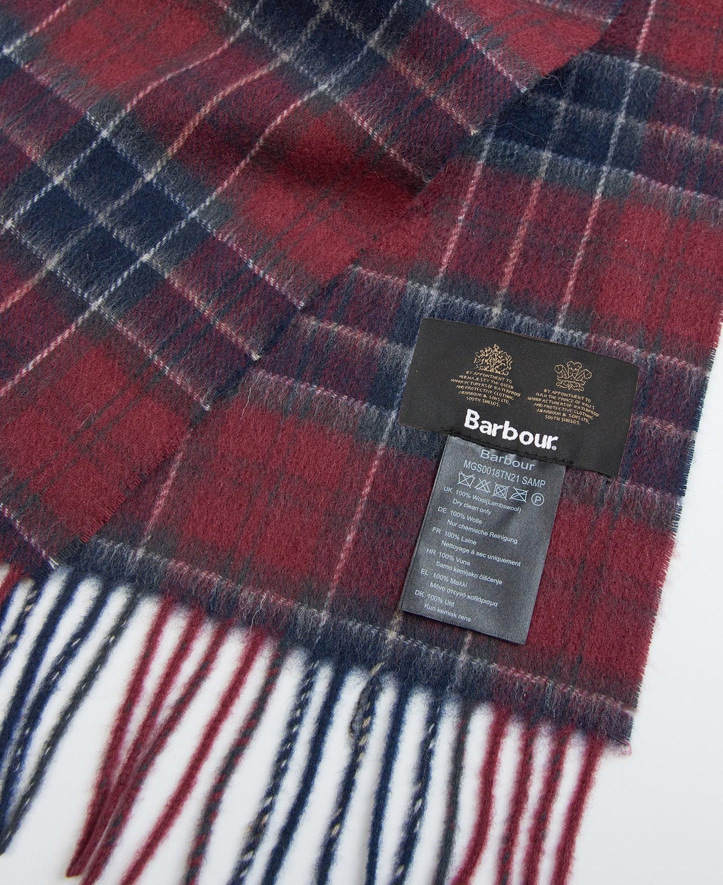 Barbour Scarf & Glove Gift Cordovan