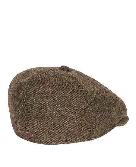Barbour Cap Man Claymore Bakerboy Olive Twill