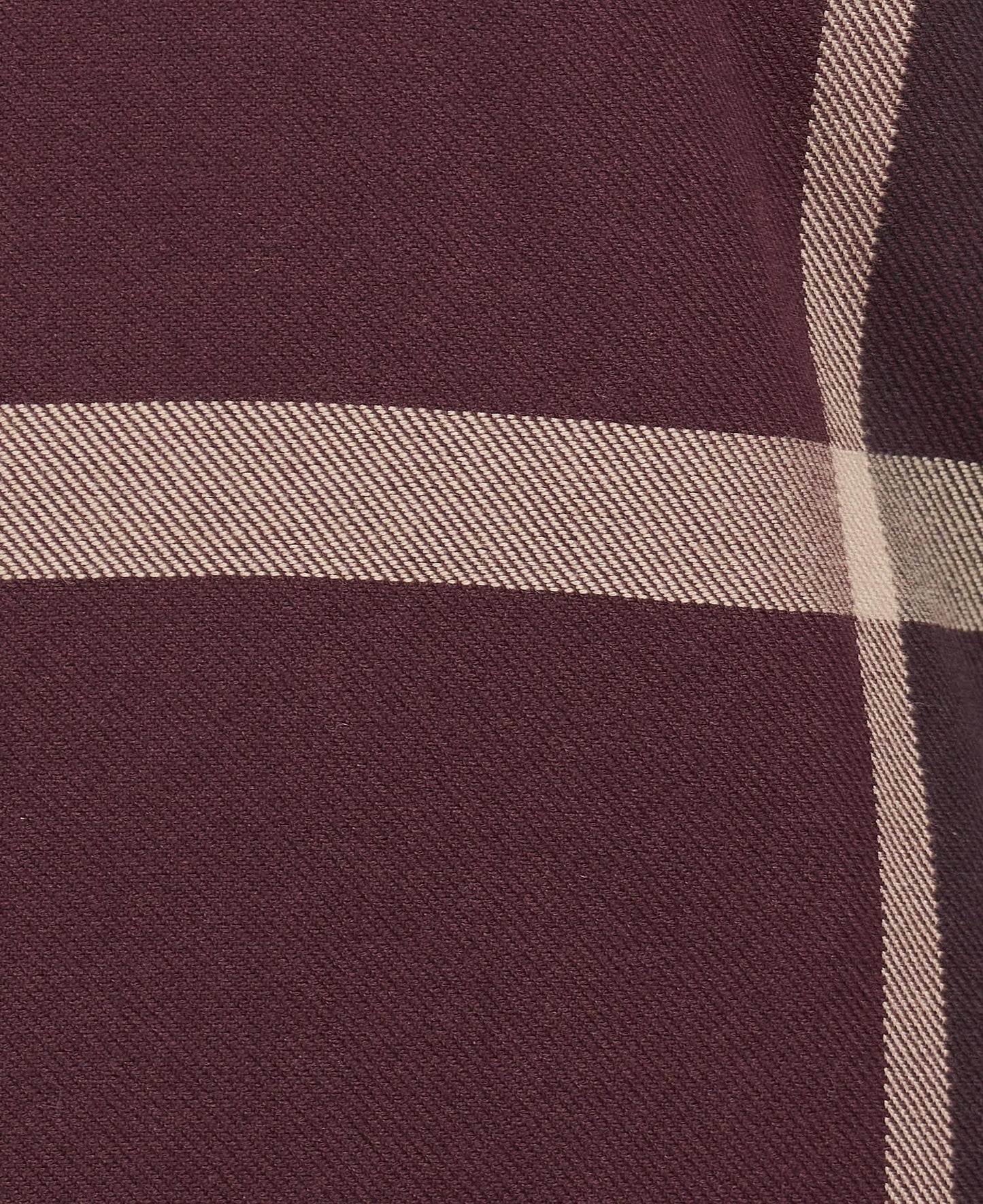Barbour Shirt Man Dunoon Tailored Winter Red
