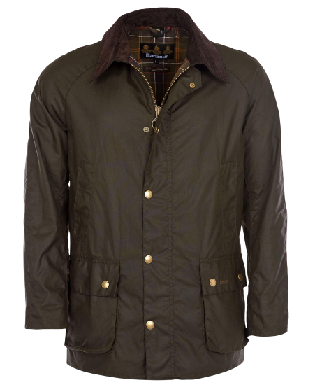 Barbour Jacket Man Ashby Wax Olive