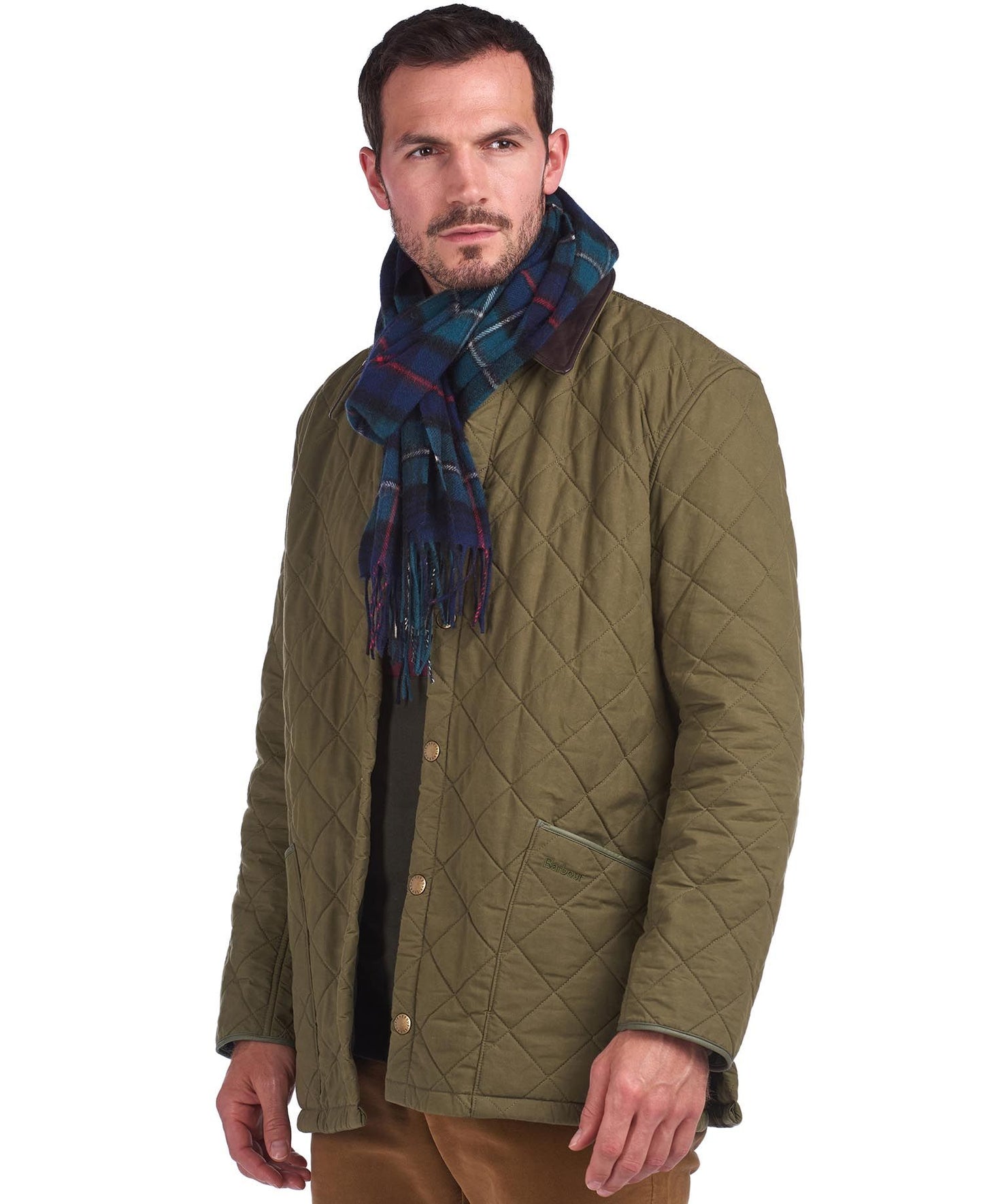 Barbour Scarf New Check Tartan Dress Gordon