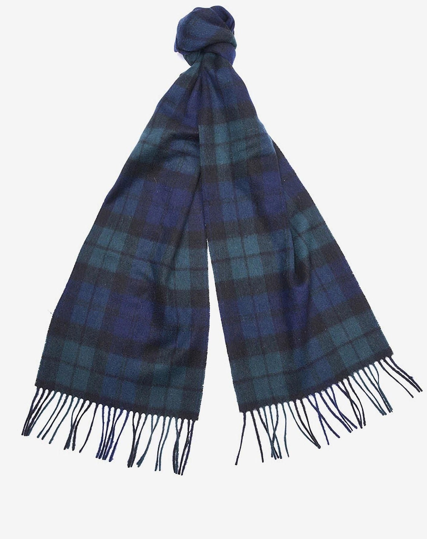 Barbour Scarf New Check Tartan Black Watch