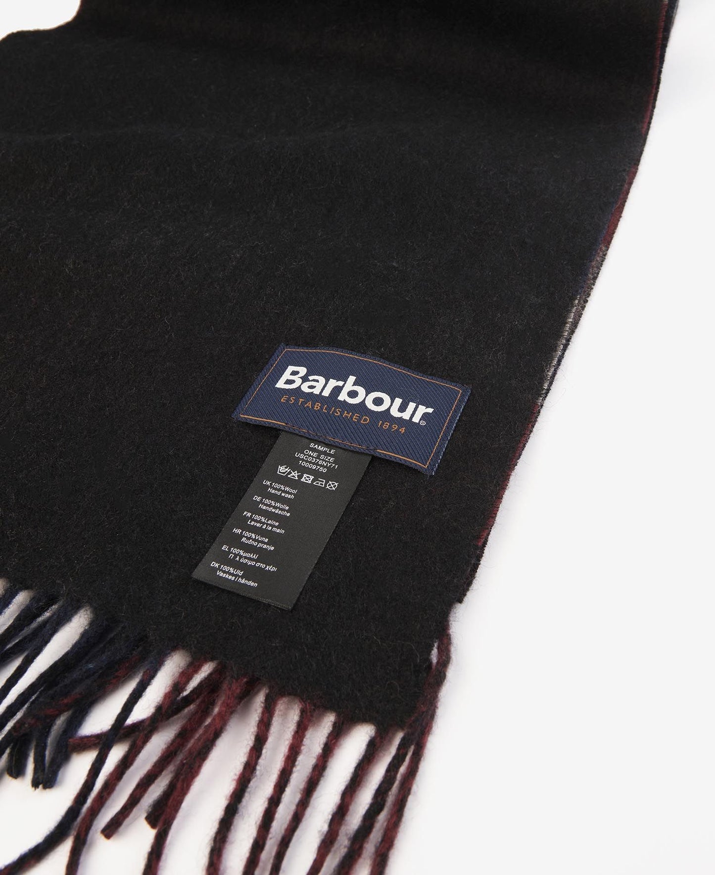 Barbour Scarf Largs Navy Cordovan