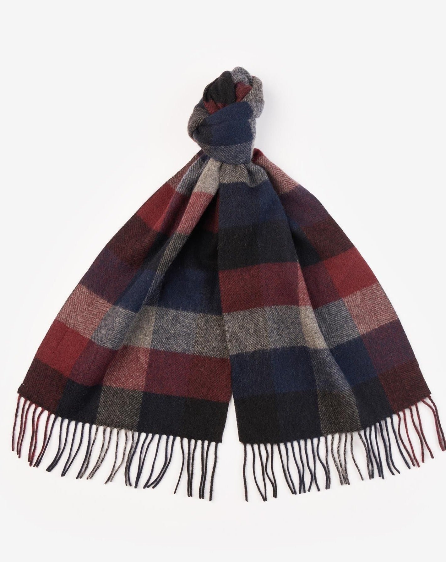 Barbour Scarf Largs Navy Cordovan