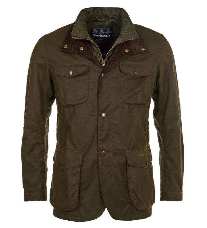 Barbour Jacket Man Ogston Wax Olive