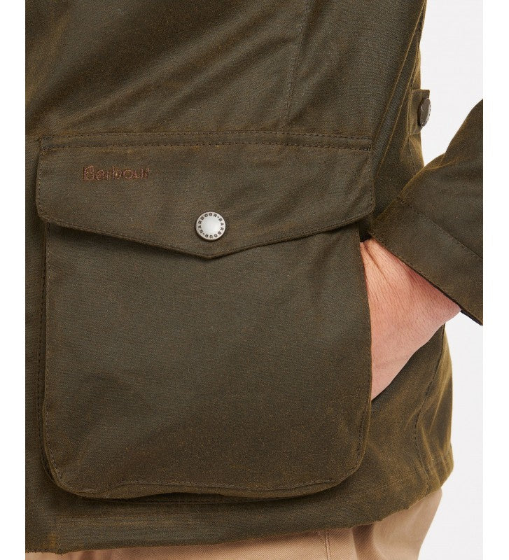 Barbour Jacket Man Ogston Wax Olive