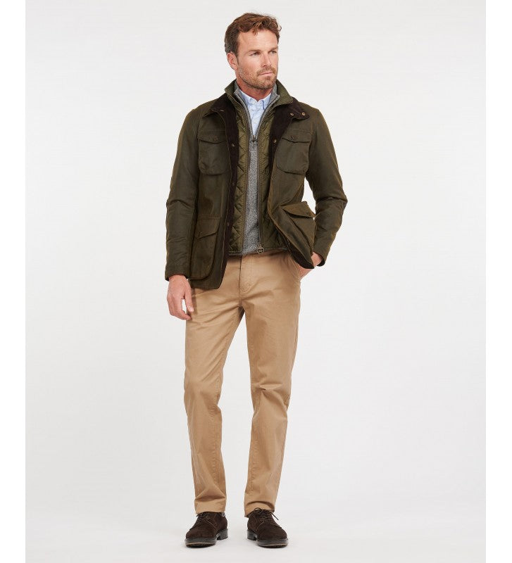 Barbour Jacket Man Ogston Wax Olive