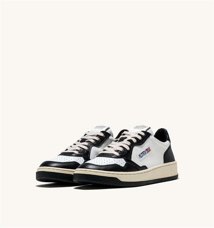 Autry WB01 White/Black Bicolor Sneakers