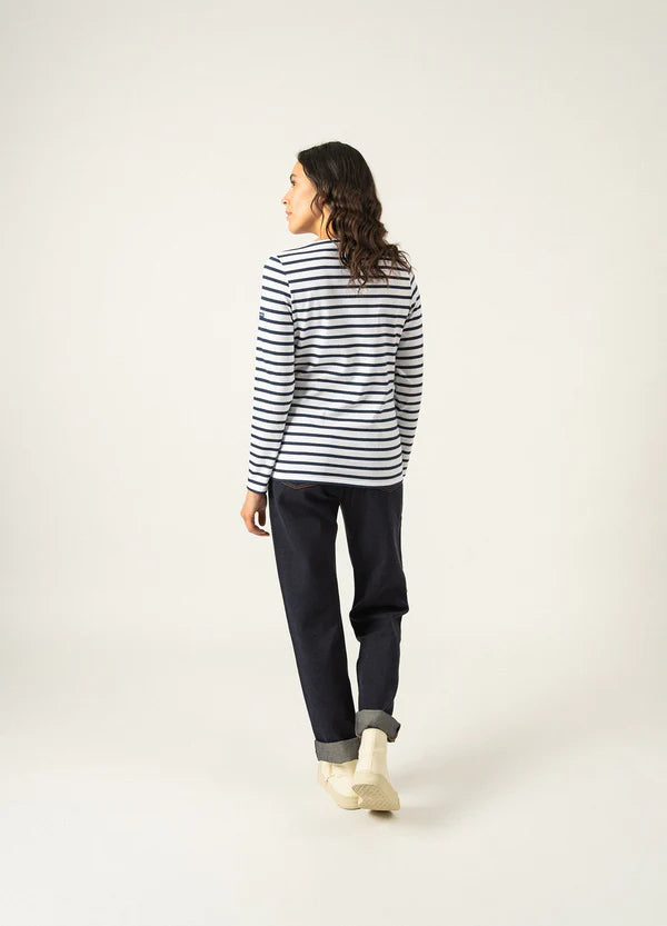 Saint James T-Shirt Woman Minquidame Striped Sailor