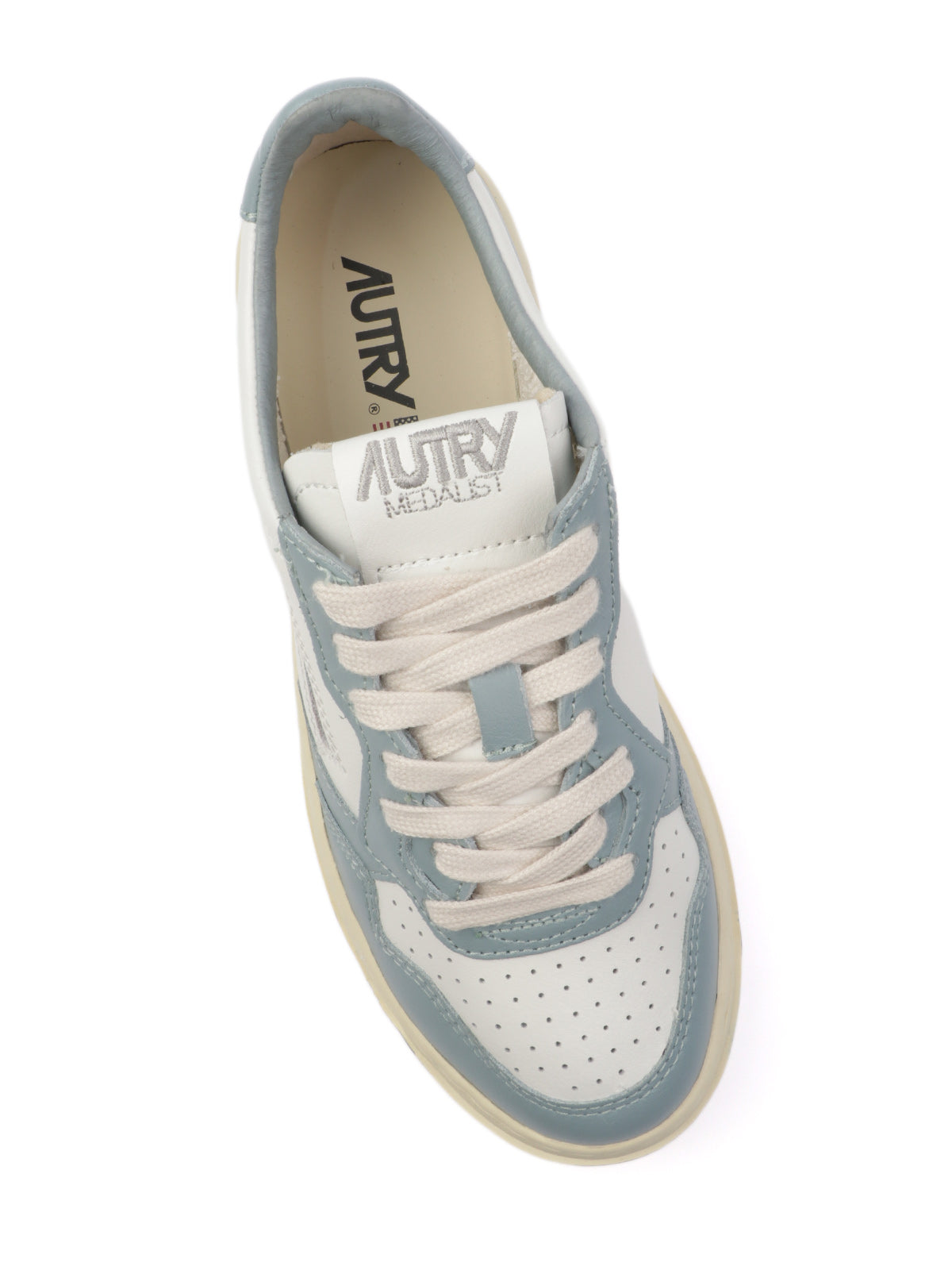 Autry WB56 White/SlvBlue Bicolor Sneakers