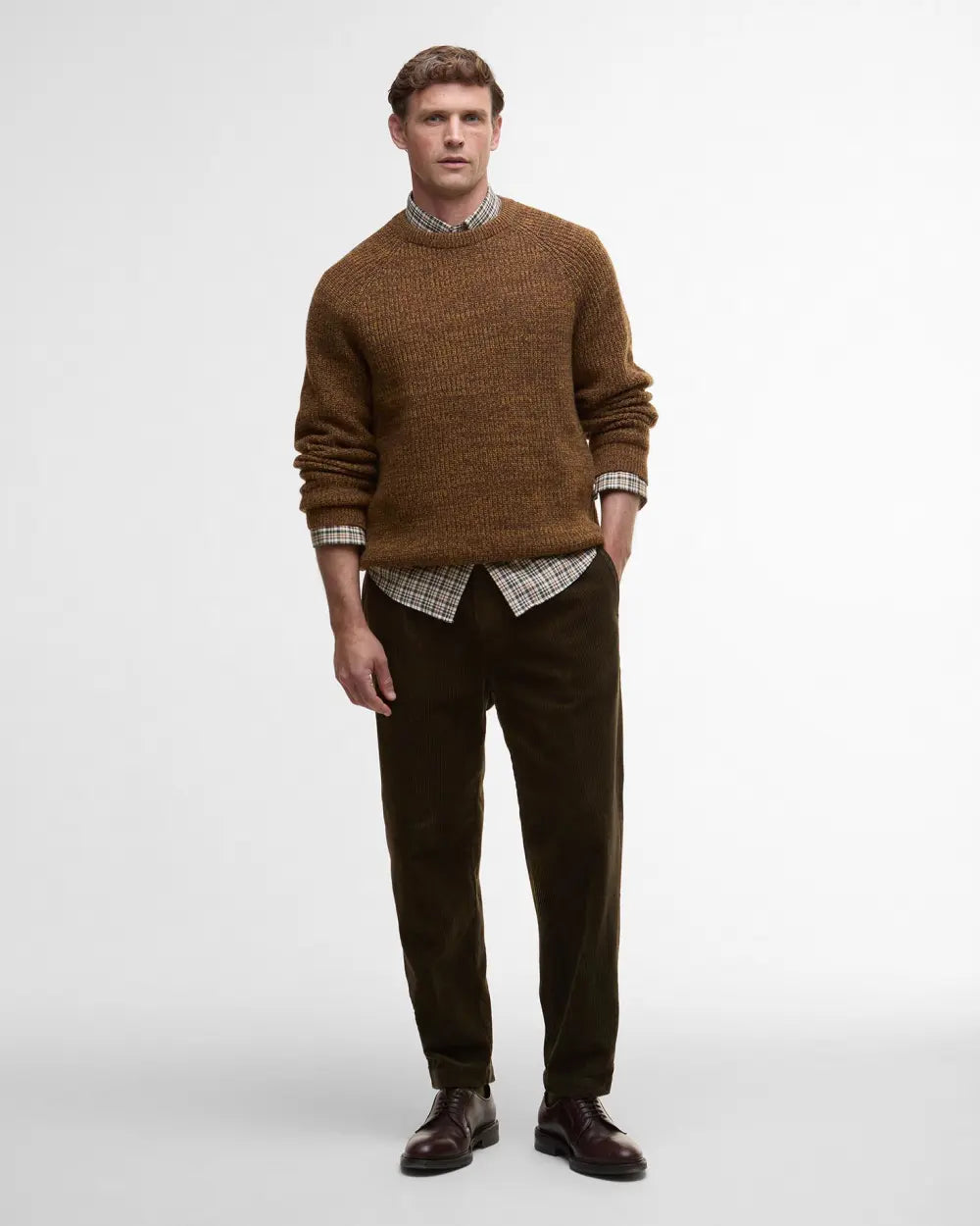 Barbour Sweater Man Horseford Copper