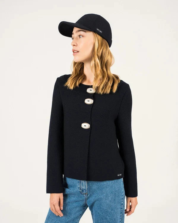 Saint James Jacket Woman Knit Wool