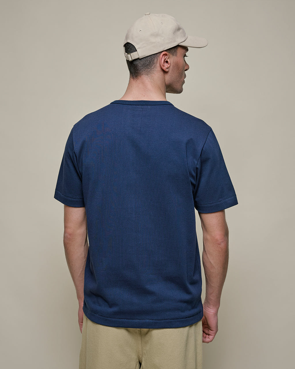 Merz b. Schawnen T-Shirt Man Cotton II Ink Blue
