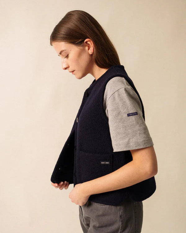 Saint James Sweater Woman Sleeveless Vest