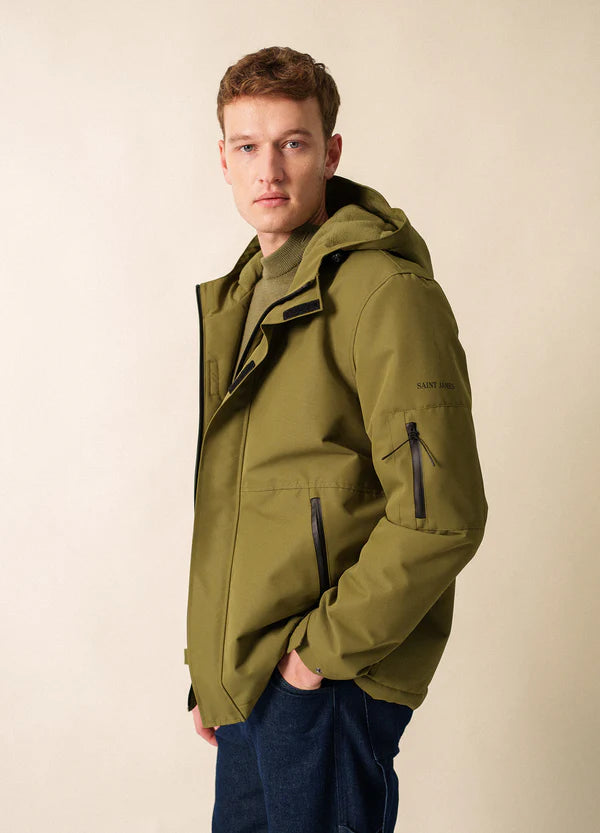 Saint James Jacket Man Parka Green
