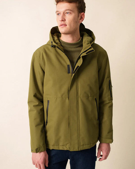 Saint James Jacket Man Parka Green