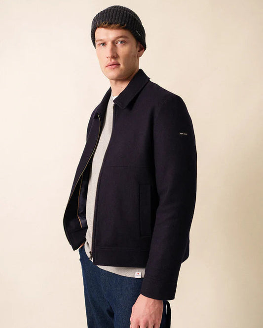 Saint James Jacket Man Wool Jacket Navy